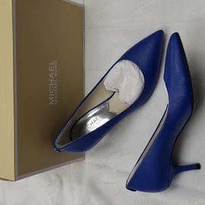 Michael Kors Electric Blue Heels Size 5.5